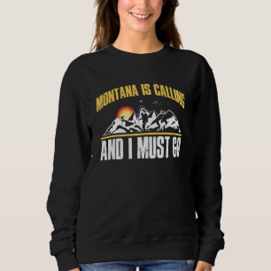 Sudadera Senderismo en la naturaleza Montana está llamando