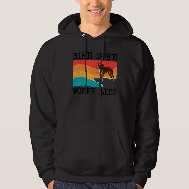 Sudadera Senderismo más preocupante, menos excursión en bar (Anverso)
