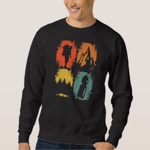 Sudadera Senderismo por el Vintage Senderismo al aire libre