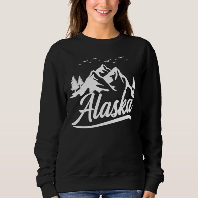 Sudadera Senderismo por la naturaleza en Alaska (Anverso)