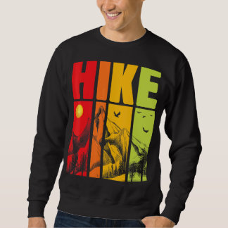 Sudadera Senderismo Por Montaña Y Senderismo Retro Vinta