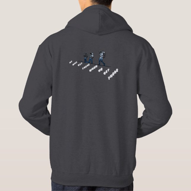 Sudadera Senderismo, senderismo (Reverso)