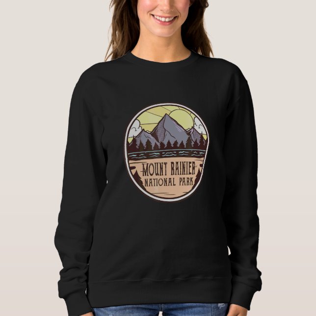 Sudadera Senderismo Washington Parque Nacional Monte Rainie (Anverso)