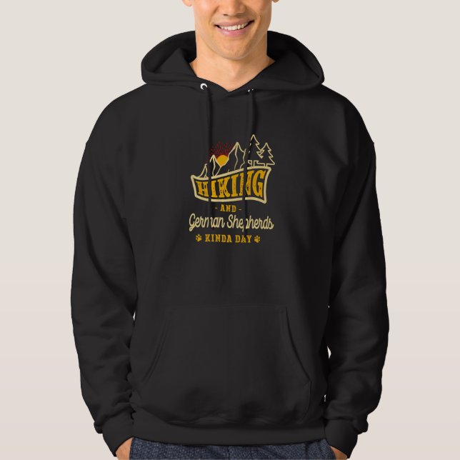 Sudadera Senderismo Y Pastores Alemanes (Anverso)