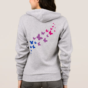 Sudadera Sendero de la Mariposa del Orgullo Bisexual