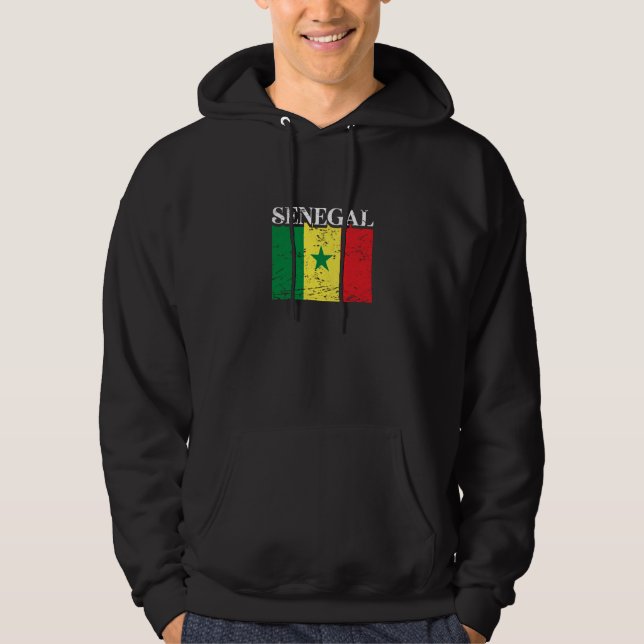 Sudadera Senegal African Pride and Heritage (Anverso)