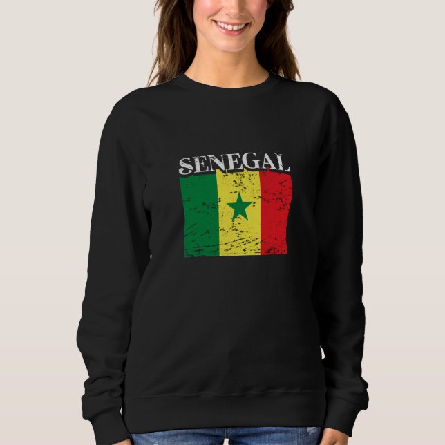 Sudadera Senegal African Pride and Heritage (Anverso)