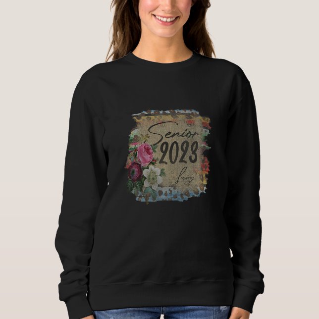 Sudadera Senior 2023 Graduation Last First Day Tie Dye Leop (Anverso)