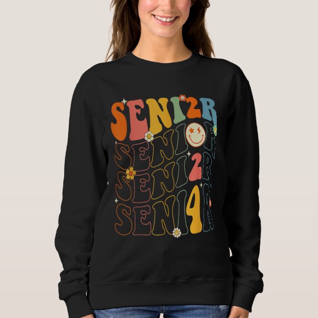 Sudadera Senior 2024 Retro Class of 2024  Back To School Gr (Anverso)