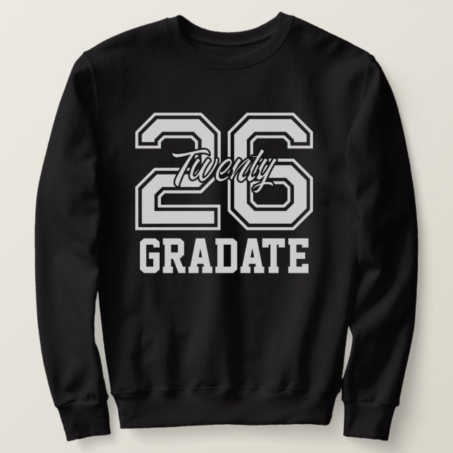 Sudadera Senior 2026 Graduation sweatshirt - Class of 2026 (Anverso del diseño)