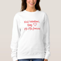 Señor y Señora 1er Día de San Valentín Rojo
