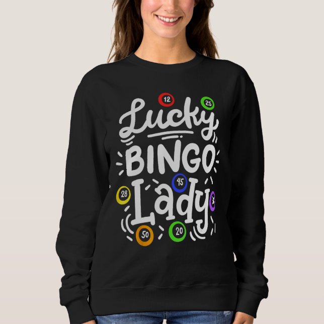 Sudadera Señora Bingo Afortunado Bingo (Anverso)