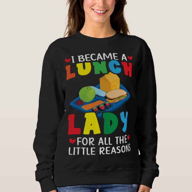 Sudadera Señora Cocinera de Cafetería Jefa de Almuerzo Seño (Anverso)