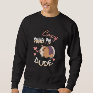 Sudadera Señora Conejillo de Indias Loca Gráfico Amante de