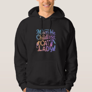 Sudadera Señora de Gatos sin Hijos Desdichada