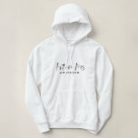 Sudadera Señora futura invitación del compromiso<br><div class="desc">Señora futura diseño de la invitación del compromiso. La de manera perfecta de anunciar sus noticias emocionantes o el regalo perfecto para usted pronto para ser amigo casado. Parte de una colección.</div>