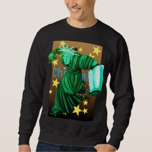 Sudadera Señora Libertad Enojada se Levanta para Luchar por
