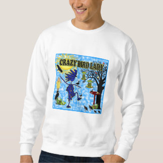 Sudadera Señora loca Design del pájaro