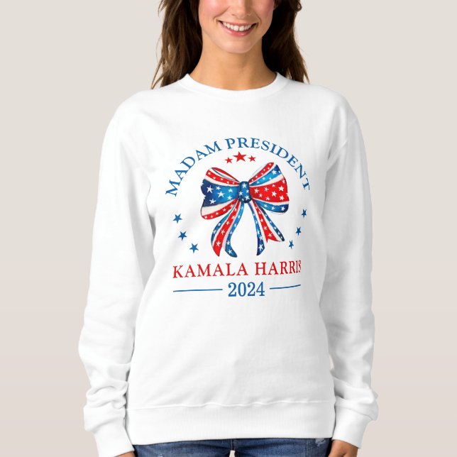 Sudadera Señora Presidenta Kamala Harris (Anverso)