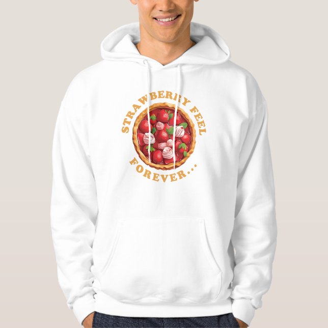 Sudadera Sensación de fresa para siempre (Anverso)