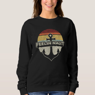 Sudadera Sensación Retro Vintage Nauti Vela Embarcación