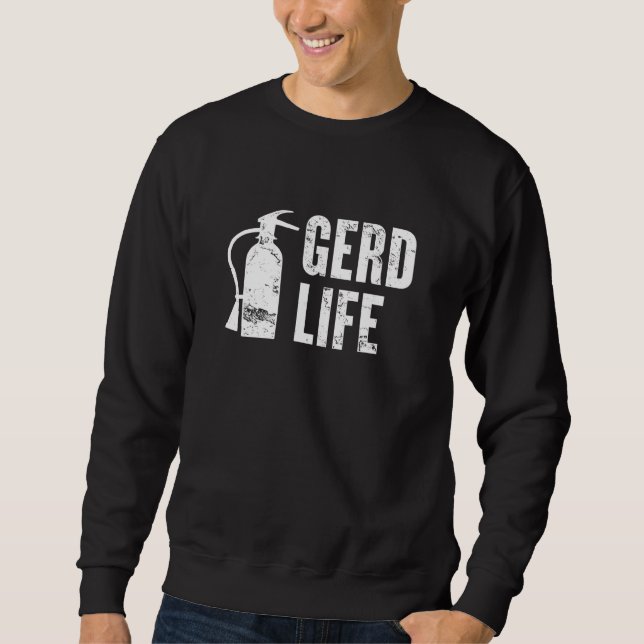 Sudadera Sensibilización Gerd - Enfermedad de Reflux Ácido  (Anverso)