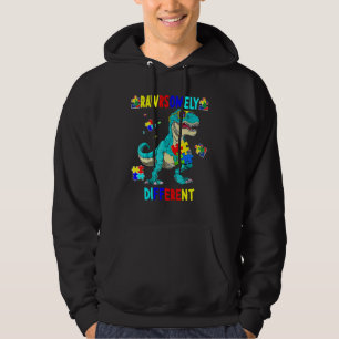 Sudadera Sensibilización sobre autismo en dinosaurios muy d