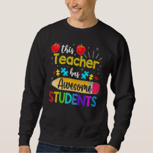 Sudadera Sensibilización sobre autismo que tiene este profe