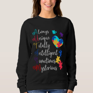 Sudadera Sensibilización Sobre El Autismo Colorido De Rd Pa