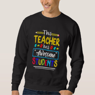 Sudadera Sensibilización sobre el autismo que este profesor
