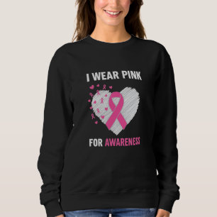 Sudadera Sensibilización sobre el cáncer de mama Cinta rosa
