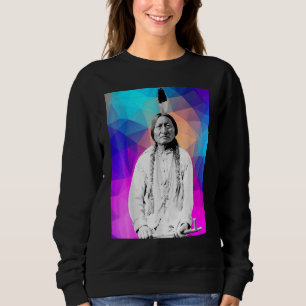 Sudadera Sentando a Bull nativo americano jefe indio Lakota