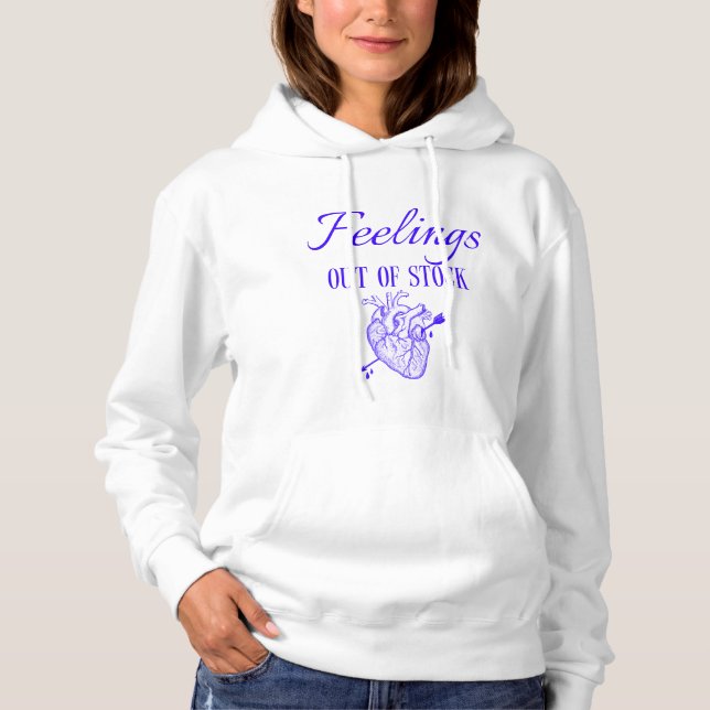 Sudadera Sentimientos fuera de existencias (Anverso)