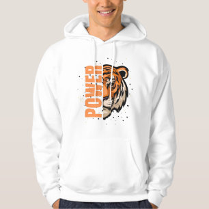 Sudadera Sentir el poder - Audaz Gráfico del tigre que ruge