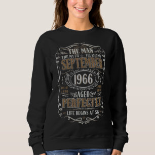 Sudadera Septiembre de 1967 Leyenda de Mitos del Hombre 55º