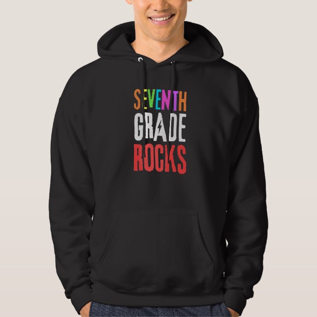 Sudadera Séptimo Grado Escuadrón Escolar Estudiante Séptima (Anverso)