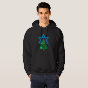 Sudadera sequin christmukkah hanukkah mene hoody sweatshirt