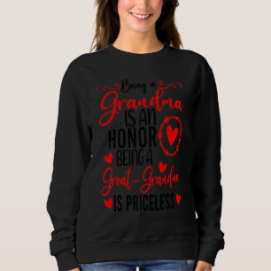 Sudadera Ser Abuela Es Un Honor Ser Abuela Es