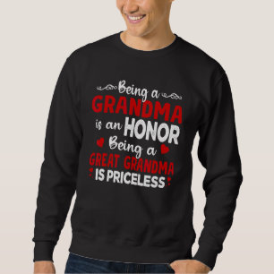 Sudadera Ser Abuela Es Un Honor Ser Abuela Es