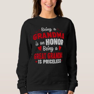 Sudadera Ser Abuela Es Un Honor Ser Abuela Es