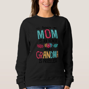 Sudadera Ser Abuela Es Un Honor Ser Abuela Es