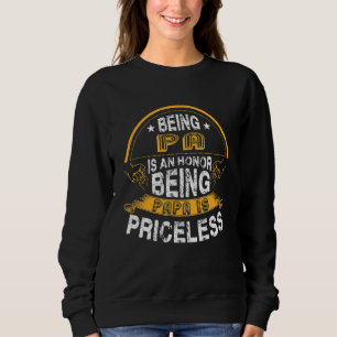 Sudadera Ser Apa Es Un Honor Ser Papa No Tiene Precio