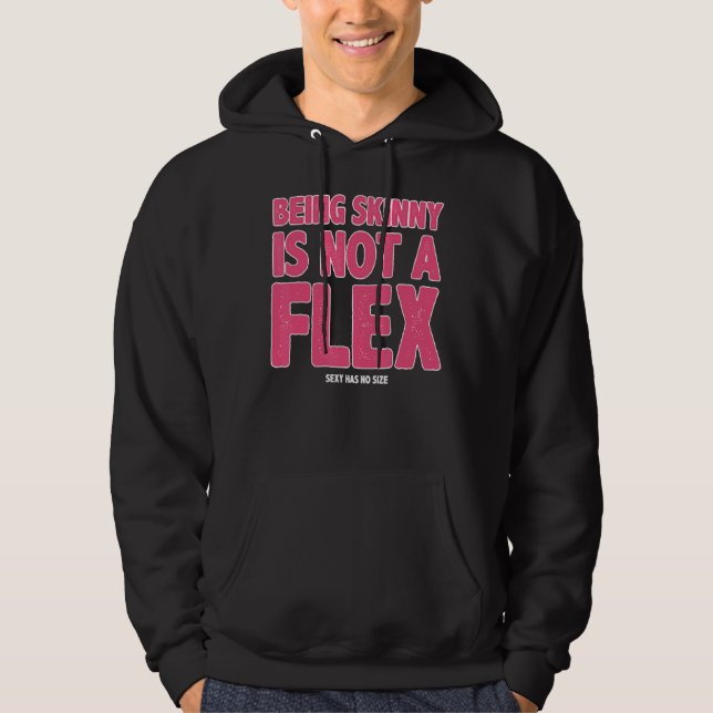 Sudadera Ser delgado no es flexible (Anverso)