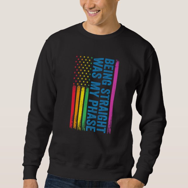 Sudadera Ser Directo Fue Mi Fase Lgbt (Anverso)