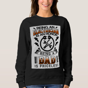 Sudadera Ser Electrista Es Honor Ser Papá Es Priceles