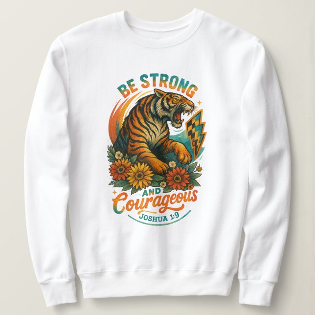 Sudadera Ser fuerte (Anverso del diseño)