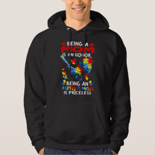 Sudadera Ser Mamá Es Un Honor Ser Autismo