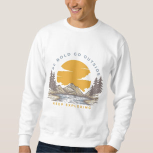 Sudadera Ser negrita Ir fuera Seguir Explorando la cosecha