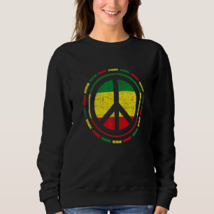 Sudadera Ser pacíficos colores rastas