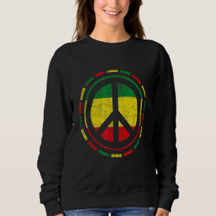 Sudadera Ser pacíficos colores rastas